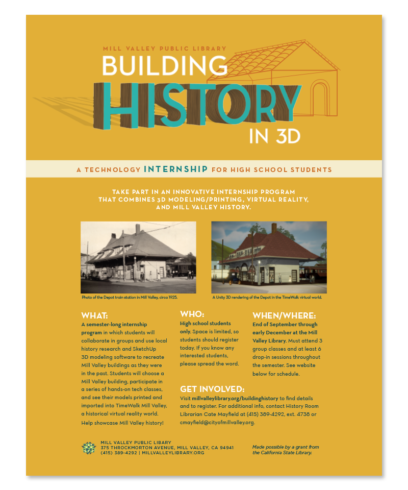 Building History in 3D flyer