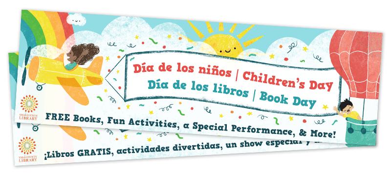 Día de los niños | Día de los libros bookmark