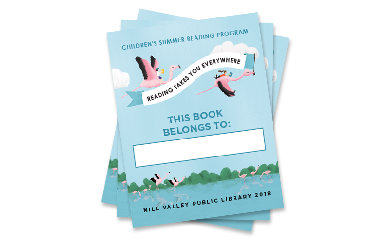 children's Reading Takes You Everywhere summer reading program bookplates