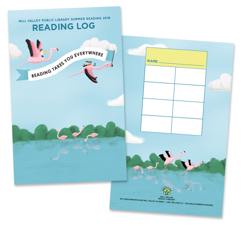 children's Reading Takes You Everywhere summer reading program reading log