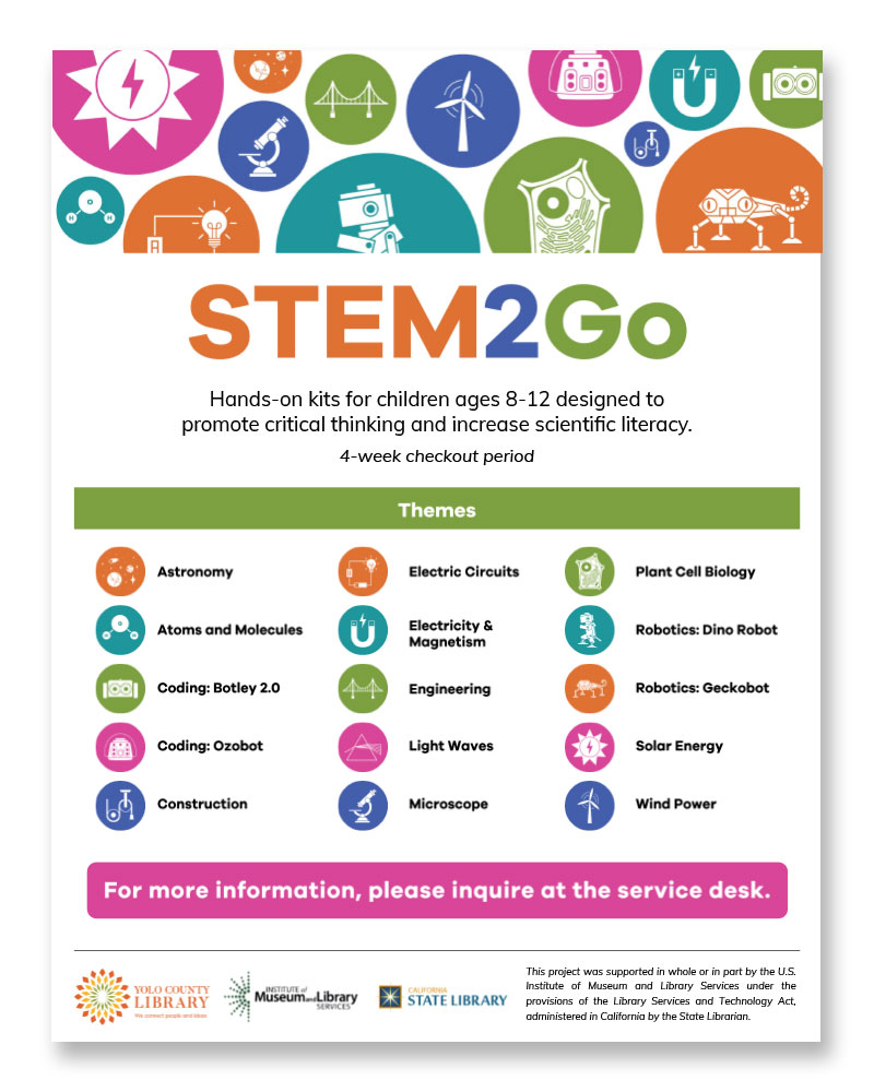 STEM2Go program flyer