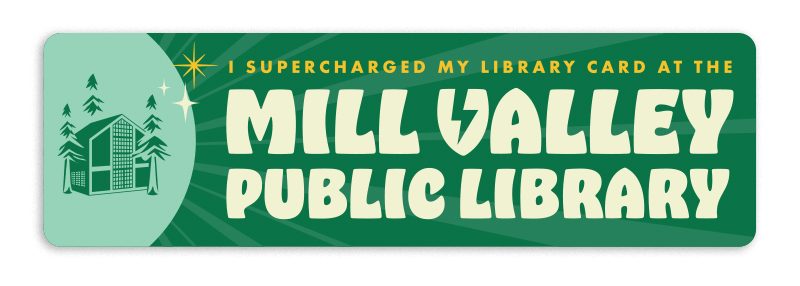 Supercharge Your Library Card sticker