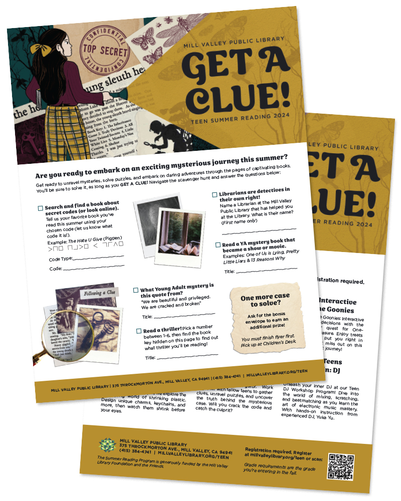 Get a Clue program flyer