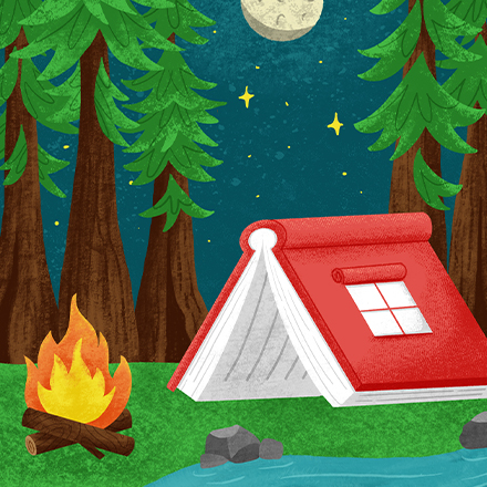 close up of the Read S'more artwork